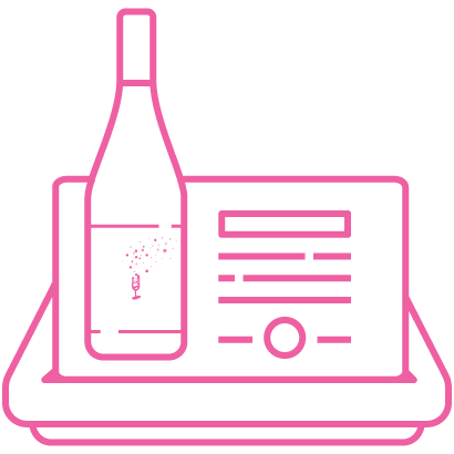 Rose All Day Icon - 9% Bubbly Shelf Talker