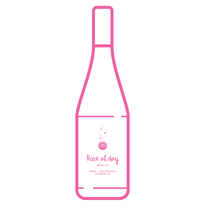 Rose All Day Icon - Grapefruit Spritz 750 Bottle Shot