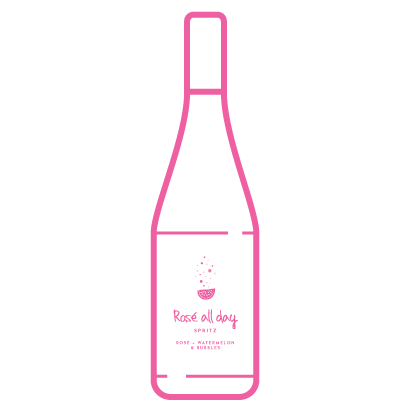 Rose All Day Icon - Watermelon Spritz 750 Bottle Shot